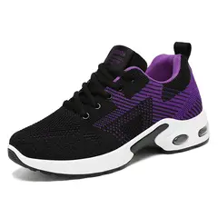 GENERICO - ZAPATILLA DE MUJER PROFESSIONAL FASHION 812 - MORADO - NEGRO