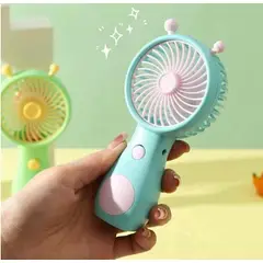 GENERICO - 2 MINI VENTILADOR DE MANO RECARGABLE