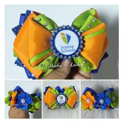 GENERICO - Moñera Escolar Innova + Dona Cabello niña - Moñitos Lindsey