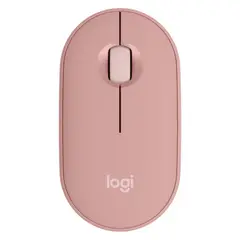 LOGITECH - Mouse Inalámbrico M350s Pebble Mouse ROSA