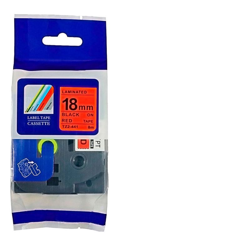Cinta Rojo 18mm x 8m TZ2-441