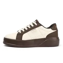 SHANDIAN - Zapatillas Running Mujer Beige