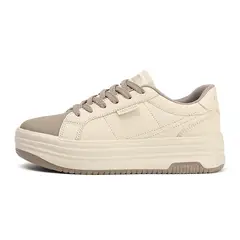 SHANDIAN - Zapatillas Running Mujer Beige