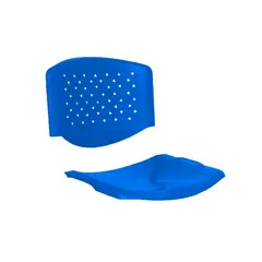 OFIDEAS - Repuesto Para Silla Solo Asiento Y Espaldar Prisma Color Azul