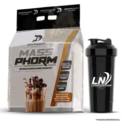 DRAG PHARMA - Ganador de Peso MassPhorm 12lb chocolate Dragon Pharma con shaker