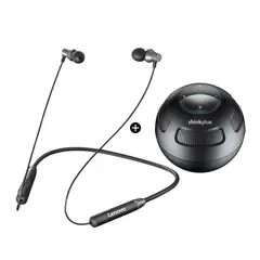 LENOVO - Audifonos Bluetooth HE05 Parlante TS5