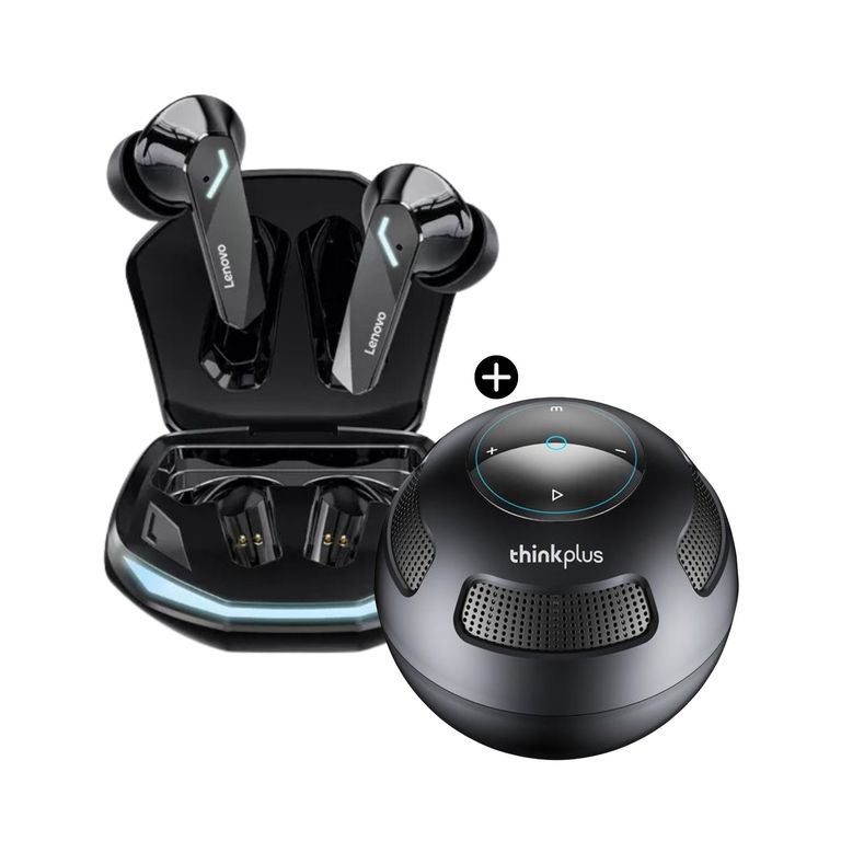 Audifono Bluetooth GM2 Pro+Parlante Bluetooth TS5