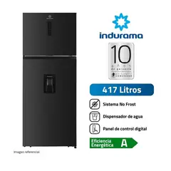 INDURAMA - Refrigeradora Top Freezer Con Dispensador 417L RI-478DN