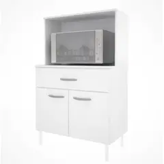 NACION MUEBLES - BAJO PARA MICROONDAS BLANCO NM