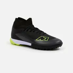 NEW ATHLETIC - Zapatillas Football Vortex102 Negro Con Verde Neón Juvenil