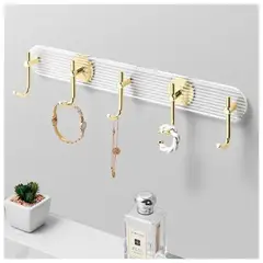 MINARI - Perchero de Pared de 5 Ganchos para de Joyas LLaves Accesorios D85