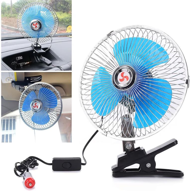Ventilador Pequeño Portátil Para Auto De 12V