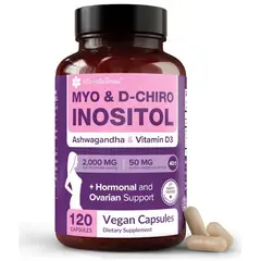 INTIMATE ROSE - Myo & D-chiro Inositol + Ashwagandha y Vit D 120 Cap -