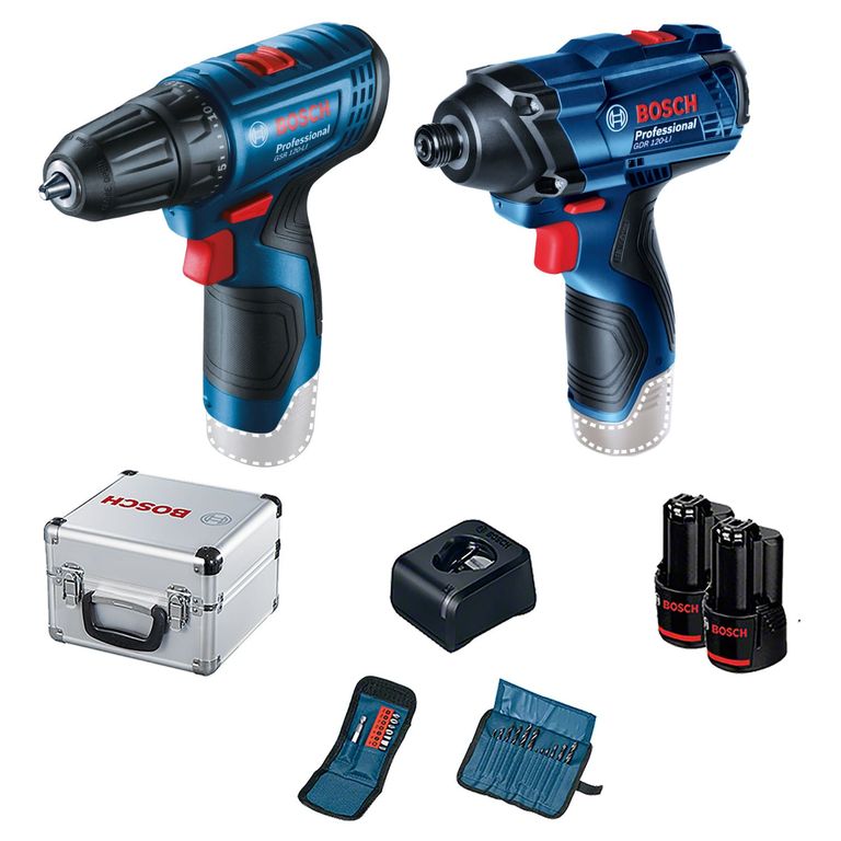 Taladro Atornillador GSR 120 + Impacto GDR 120 12v