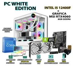 INTEL - Computadora PC Gamer Core i5 12400F RAM 16GB SSD 1TB RTX 4060 8GB