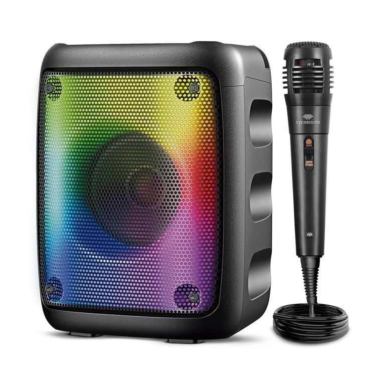 PARLANTE PORTATIL DYNAMIC EV5003 Karoaoke Bluetooh LED RGB