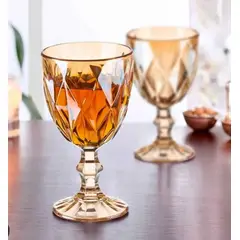 GENERICO - Copas Labradas De Calidad 6 pzas DORADAS