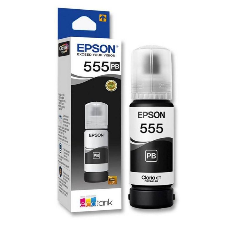 BOTELLA DE TINTA 555 (T555120) PHOTO BLACK P/ L8160/ L8180
