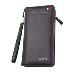 BAELLERRY - Billetera Ejecutiva de cuero vegano PU S0318