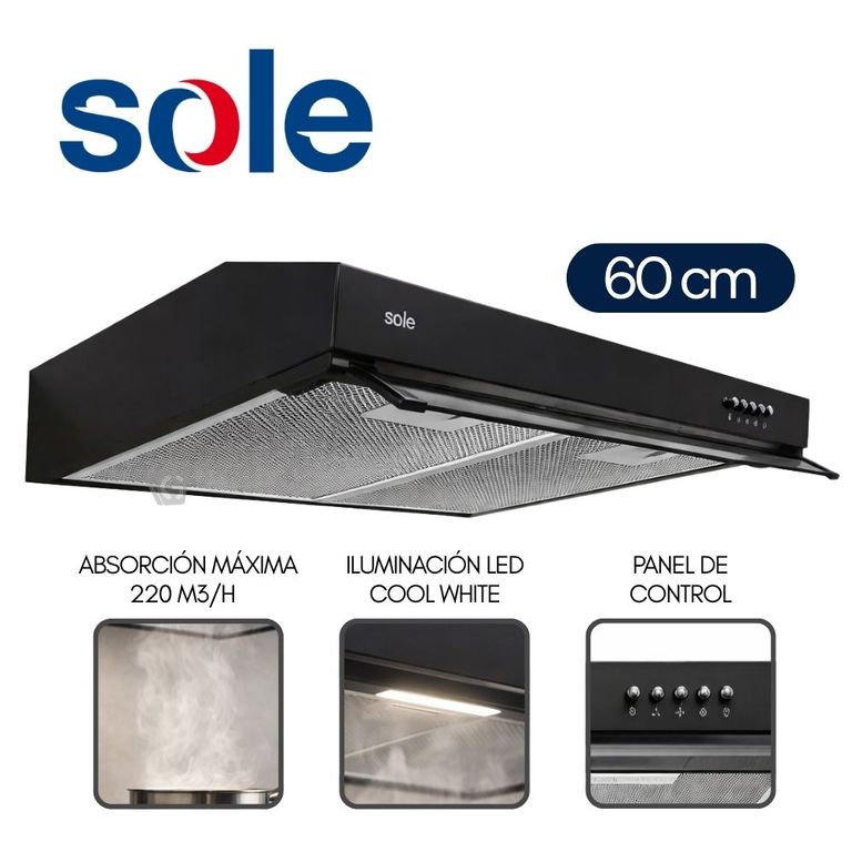 Campana Extractora Nyx 60cm TURE96CO