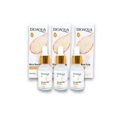 BIOAQUA - Serum Aclarante de Arroz 15ml x3Unids