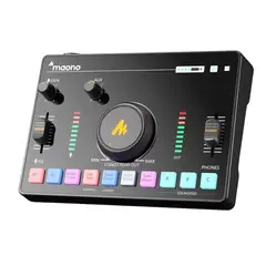 MAONO - Mezclador De Audio Tarjeta De Sonido Escenario Efectos Portatil