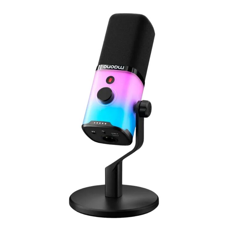 Micrófono Profesional MAONO Microphone PD100X Luces RGB