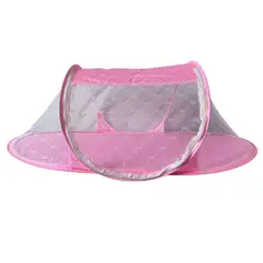 GENERICO - Mosquitero Portátil Plegable Para Bebe Rosado