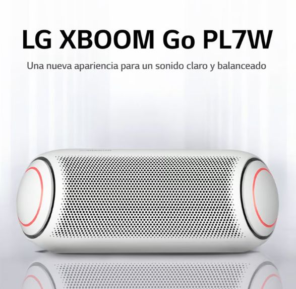 PARLANTE BLUETOOTH PORTÁTIL XBOOM PL7 BLANCO