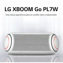 LG - PARLANTE BLUETOOTH PORTÁTIL XBOOM PL7 BLANCO