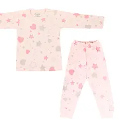GENERICO - Pijama de Bebé de Algodón Suave - Estrellas