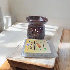 GENERICO - Pack Aromático Hornito Quemador Marrón II + Wax Melts