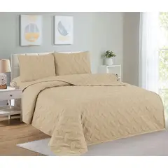 CASATEX - Cubrecama Queen + Juego de Sábanas 100% Algodón - 5 Piezas