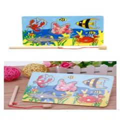 GENERICO - Juguete con Imanes de Pesca portatil