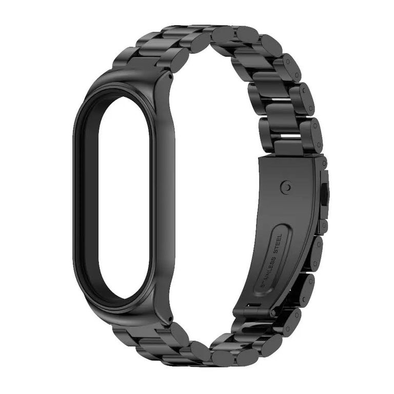 Correa de metal compatible con xiaomi mi smartband 8 - Negro