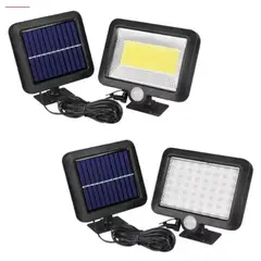 GENERICO - LAMPARA SOLAR CON SENSOR RECARGABLE