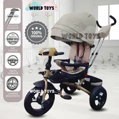 BABY KITS - Triciclo Guiador para Niños «EFABEL» Beige