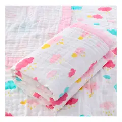 GENERICO - Manta de Muselina para Bebé 100% Algodón 6 Capas