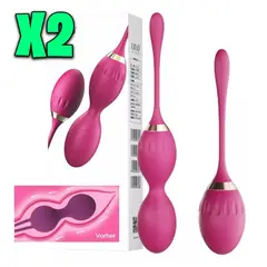 LILO - Kit Consolador Bolas Vaginal Pompoarismo Kegel vibracion