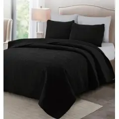 CASATEX - Cubrecama King + Juego de Sábanas 100% Algodón - 5 piezas