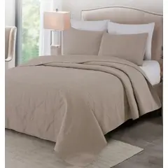 CASATEX - Cubrecama King + Juego de Sábanas 100% Algodón - 5 piezas