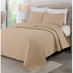 CASATEX - Cubrecama + Juego de sabanas 2 plazas 100% Algodón - 5 Piezas