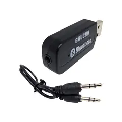 GENERICO - Receptor Bluetooth Dual Plug y Usb Para Autos parlantes Gaucho