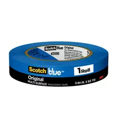 MARCA - Cinta Masking Tape Azul Scotch-Blue, 24 Mm X 54,8 M