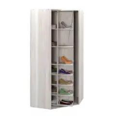 NACION MUEBLES - Esquinero Giratorio Multifunción Espejo NM