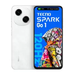 TECNO MOBILE - TECNO SPARK GO 1 4GB+128GB GLITTERY WHITE
