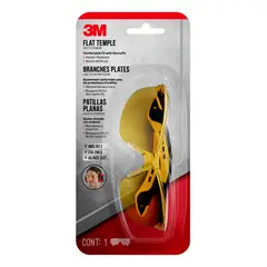 3M - Lentes De Seguridad Planas Negro/Amarillo 47013H1