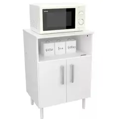 NACION MUEBLES - Porta Microondas Organizador Blanco NM