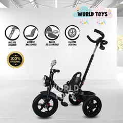 CONFORT - Triciclo Guiador «ROLLER GUIDE» Black