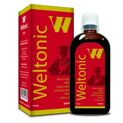 GENERICO - WELTONIC BEBIBLE 345ML (GILSAN NATURE) MACA NEGRA, MALTA, ALGARROBINA, MIEL DE ABEJA, POLEN Y JALEA REAL